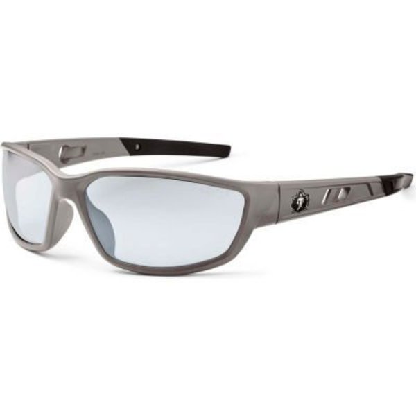 Ergodyne Ergodyne® Skullerz® Kvasir Safety Glasses, Indoor/Outdoor Lens, Matte Gray Frame 53180